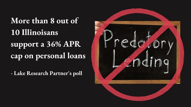 Illinoisans Support Rate Cap on Personal Loans