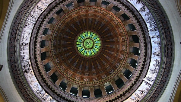 Illinois Capitol dome interior